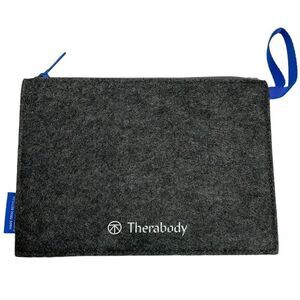 Therabody Soft Fleece Travel Bag Gray